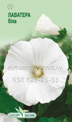 Цветы Лаватера белая 0.5г